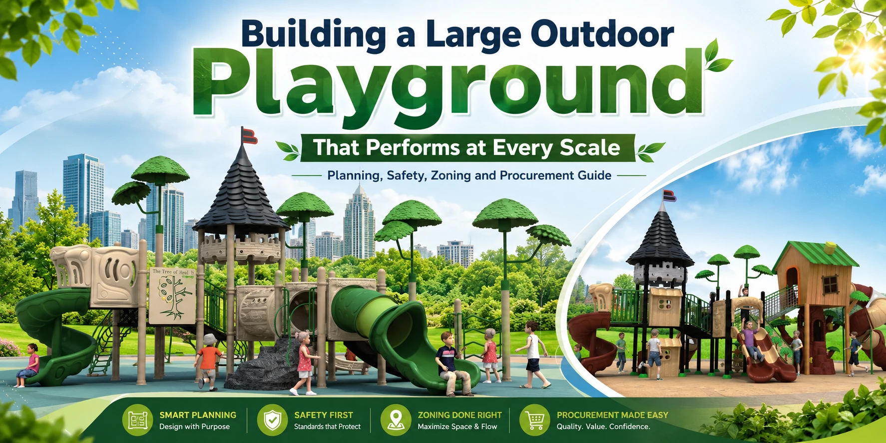 Building a Large Outdoor Playground That Performs at Every Scale