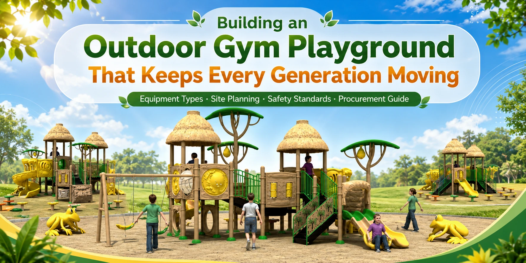 Building an Outdoor Gym Playground That Keeps Every Generation Moving