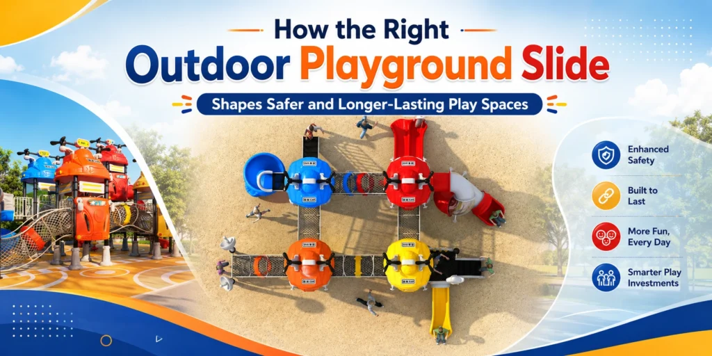 How the Right Outdoor Playground Slide Shapes Safer and Longer-Lasting Play Spaces