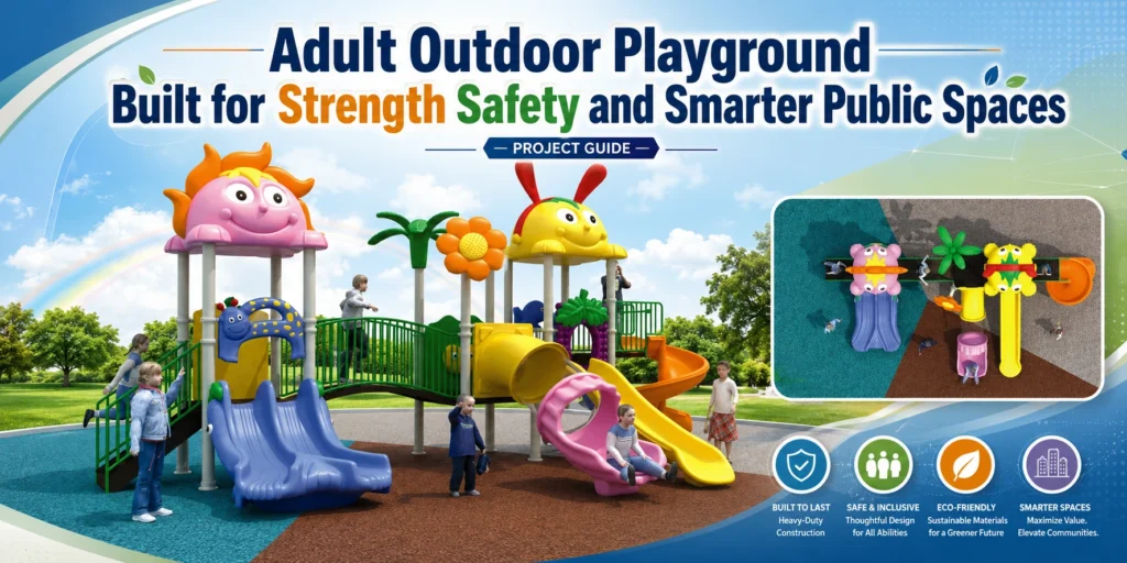 Adult Outdoor Playground Built for Strength Safety and Smarter Public Spaces