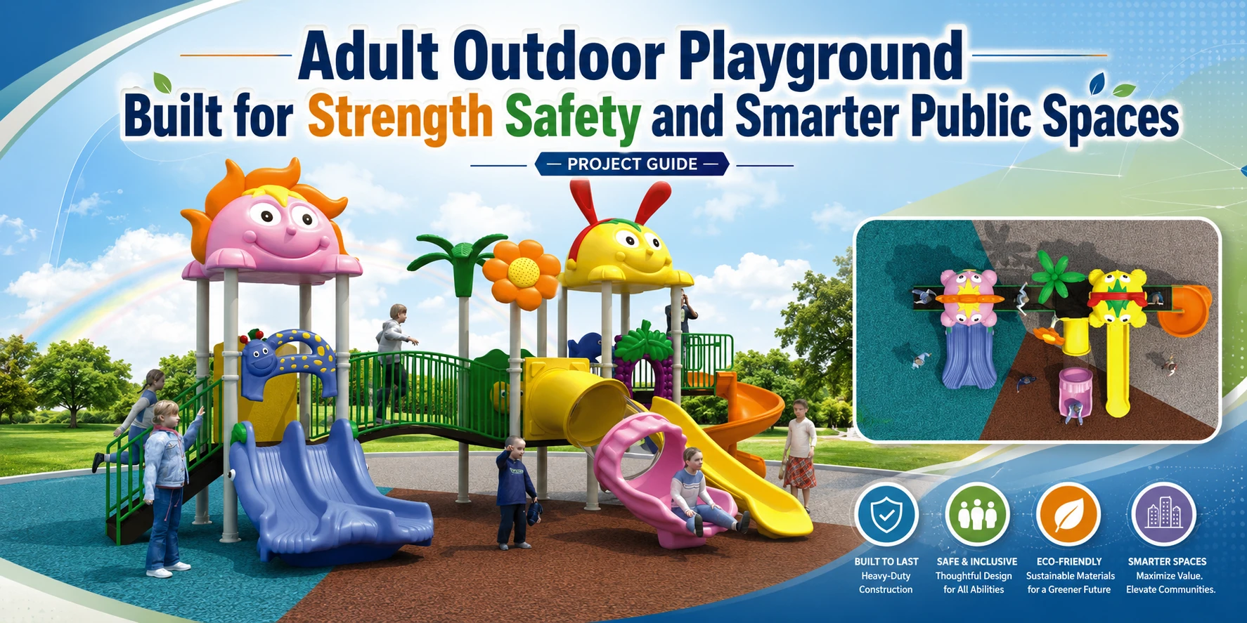 Adult Outdoor Playground Built for Strength Safety and Smarter Public Spaces