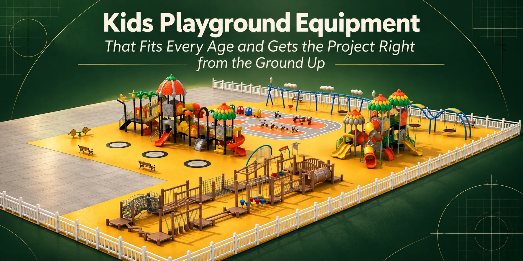 Kids Playground Equipment That Fits Every Age And Gets The Project Right from The Ground Up