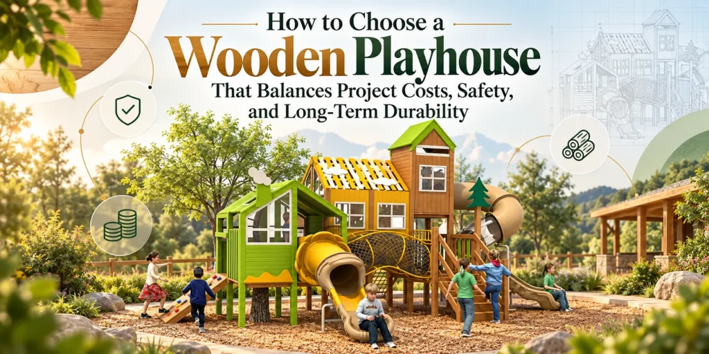 How To Choose a Wooden Playhouse That Balances Project Costs, Safety, And Long-Term Durability